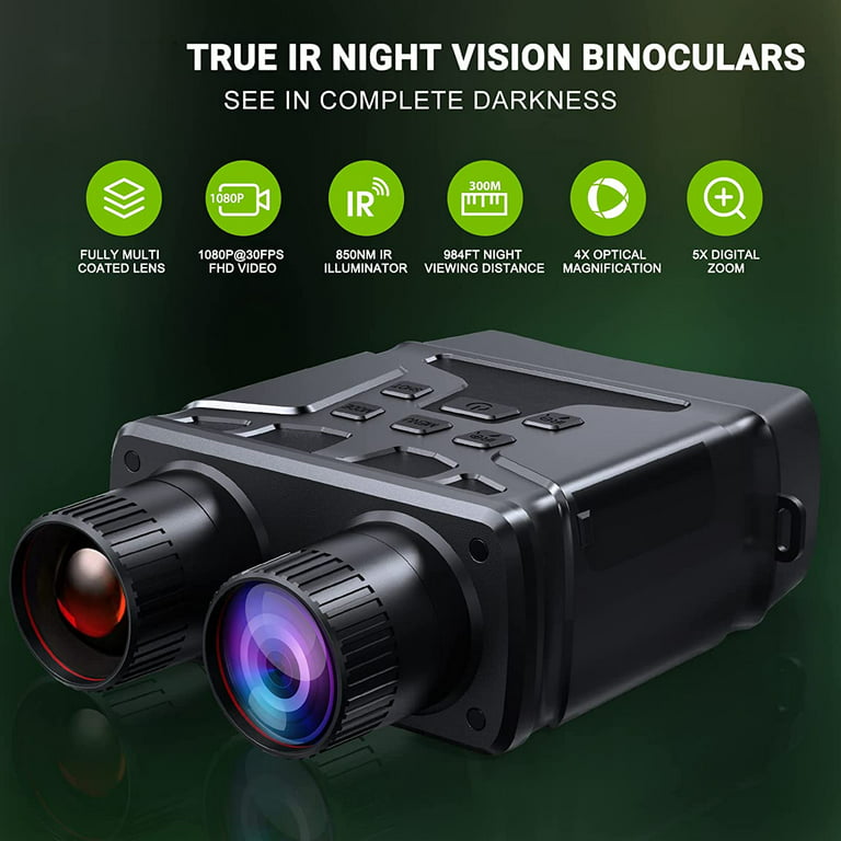 Binocular-Gafa de Visión Nocturna DIPOL D206 PRO 1x + Óptica 5x GEN -  Aire Libre Shop