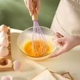 thumbnail image 2 of Batidor de mango de madera de gel de sílice - Batidor de cocina para el hogar Batidor de mano multifunción Batidor de globo antiadherente Fácil de limpiar Adecuado para el hogar Restaurante, 2 of 4