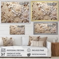 thumbnail image 4 of Designart "Floral Essence: Minimalistic White Mums Collage I" Chrysanthemums Floater Framed Canvas Prints, 4 of 5