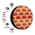 thumbnail image 5 of Gaeub Red Cars 14-17in Tire Cover, Spare Tire Cover, for Camper Caravan, Trailer, Car, Truck, SUV, Jeep - 17 inch, 5 of 9