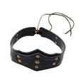 thumbnail image 1 of Tocado de cuero Sunnimix accesorios de Disfraz medieval negro, 1 of 8