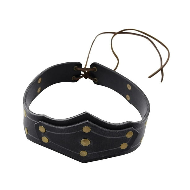 -Sombreros, complementos de vestuario medieval, tocados decorativos, diadema para club, Negro