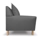 thumbnail image 2 of Sillón Victoria Sofamatch Tela Quantum Patas Natural gris oscuro, 2 of 7