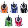 thumbnail image 2 of Mochila porta mascotas para perros y gatos, bolsa de viaje para perros pequeños, bicicleta, senderismo al aire libre, 2 of 6