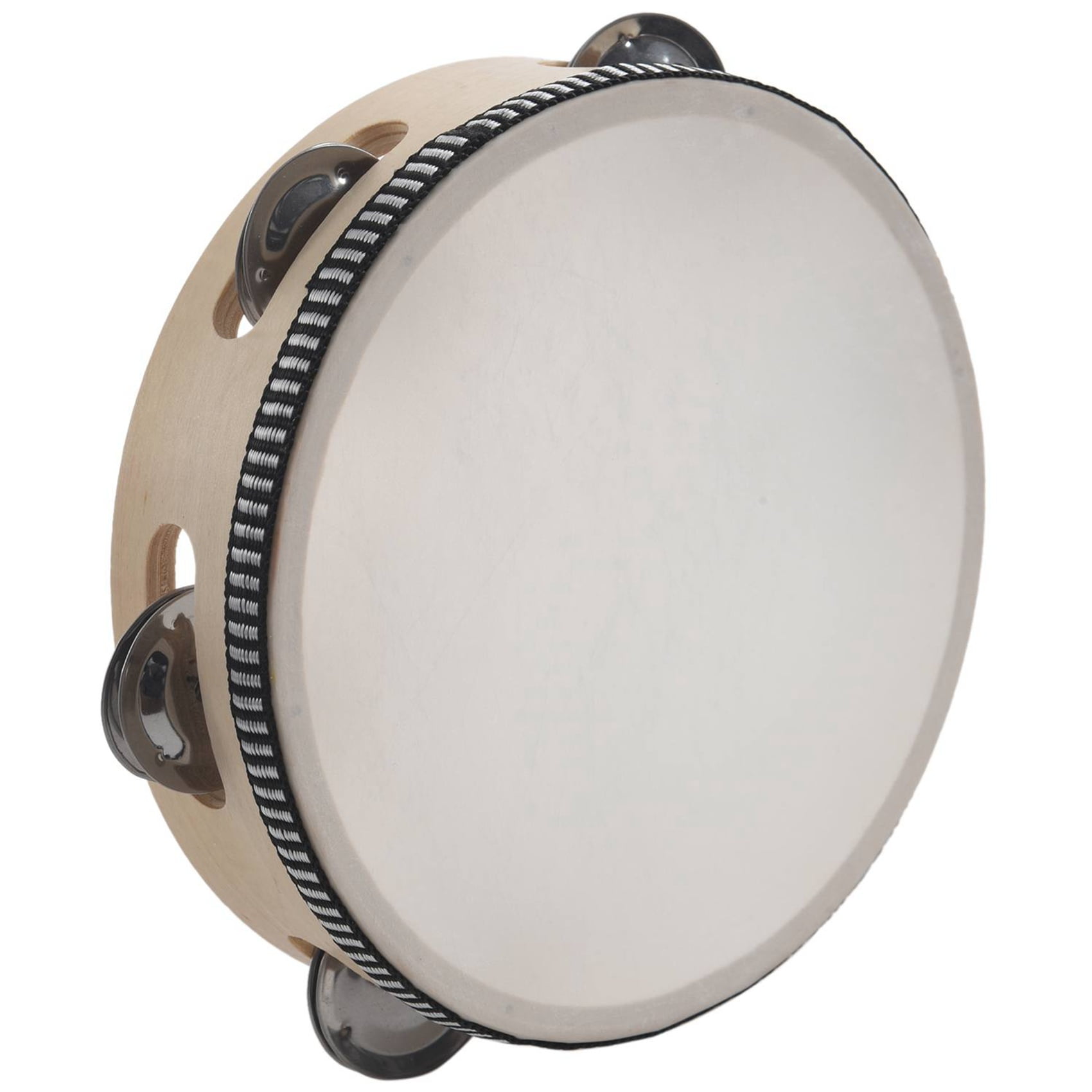 2X 7 Inch Musical Tambourine Tamborine Drum Round Percussion