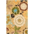 thumbnail image 2 of SAFAVIEH Four Seasons Abram Novelty Flowers Area Rug, Taupe/Multi, 4' x 6', 2 of 6