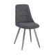 thumbnail image 1 of Silla Kessa Muebles Love Tela Gris Patas Cromo, 1 of 1
