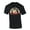 Black, variant on Mens Disc Golf Tshirt Retro Scenic Disc Golf Throwing Short Sleeve T-shirt-Heather Navy-medium