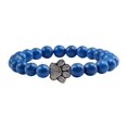 thumbnail image 3 of SIfdSeng Cat Footprint Color Natural Stone Elastic Bracelet Unisex Rhinestone Bracelet Yoga Bracelet Chakra Bracelet Color Beaded Bracelet Star Natural Stone Bracelet Matching Couples Bracelets, 3 of 3