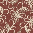 thumbnail image 3 of SAFAVIEH Martha Stewart Fountain Swirl Floral Area Rug, Red/Ivory, 5'3" x 7'6", 3 of 4