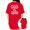 Red, variant on Women's Bubble Letter God Is Good All The Time Faith Slogan Graphic Short Sleeve Crewneck Grey Tops