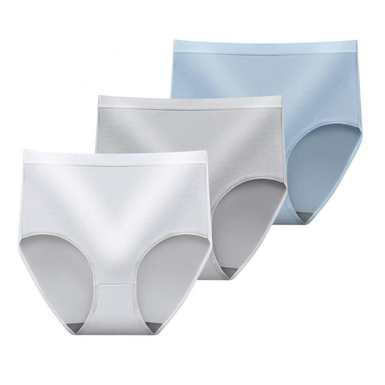 3 Pack Women's Ultra Soft High Waist Bamboo Modal Underwear Panties 
