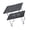 Black, variant on Double Deck Aluminum Plate Camping Table, Easy to Clean Outdoor Camp Table Foldable Travel Table for Picnics and Hiking