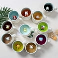 thumbnail image 4 of Taza de café 3D, linda figura de animal hecha a mano, taza de té de cerámica, Navidad, cumpleaños, regalos del Día de la Madre para amigos, familiares o niños, las mejores tazas (Caballo), 4 of 5