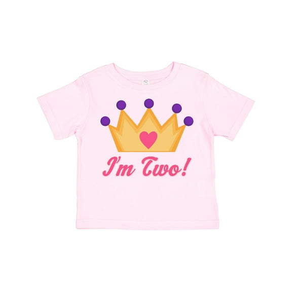 Inktastic Princess Crown 2nd Birthday I'm Two Girls Toddler T-Shirt
