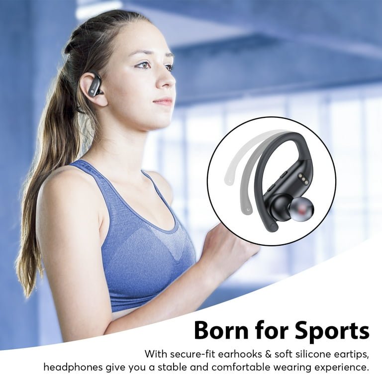 VEAT00L Wireless Earbuds Bluetooth 5.4 IP7 Waterproof 72Hrs Playtime Noise Cancelling Sport Workout Walmart