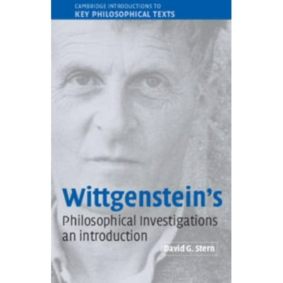 Pre-Owned Wittgenstein's: Philosophical Investigations an Introduction (Cambridge Introductions to Key Philosophical Texts) Paperback
