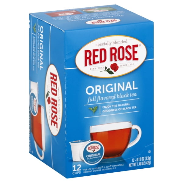 Black Tea Single Serve Cups 12 ct Box 