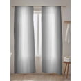 thumbnail image 5 of Sheer Curtains 84 Inches Long 2 Panels Set for Living Room, Grey White Semi Sheer Curtains for Windows, Gray Farmhouse Modern Rustic Voile Window Treatments Rod Pocket Curtain, 5 of 7