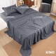 thumbnail image 2 of Juego de sábanas Utopia Bedding King de 4 piezas, color gris ultrasuave, 2 of 7