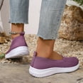 thumbnail image 4 of Dakaela Women's Mesh Flats Shoes Breathable Casual Slip on Running Sneakers Knit Walking Sock Loafers, 4 of 9