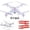Red, variant on TIELUTT 4PCS Propellers Accessories Spare Part for X5C X5SC X5SW Aircraft Way to Play Hand Controlled Car Kinder Cockpit Flying Goblin