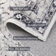 thumbnail image 4 of Boho Vintage Round Rug ft- Faux Wool Dreely Washable Area Rug Small Distressed Throw Rugs Floor Carpet for Door Mat Entryway Bedrooms Laundry (Round - ; Diameter Border ), 4 of 7