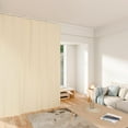 thumbnail image 6 of Room Divider Curtains - Total Blackout Privacy Panel - Thermal Insulated Noise Reduction - Bedroom/Window/Living Room - Ceiling Track - W 12.5ft H 9ft - Beige, 6 of 13