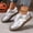 Silver, variant on Womens Retro German Training Shoes, Vintage Lace-Up Casual Sneakers with Gum Rubber Sole, Classic Low-Top Walking Shoes for Daily Wear & Street Style