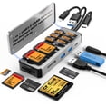 thumbnail image 1 of Lector de tarjetas JOOPSHEE 8 en 1 adaptador USB 3.0 de aluminio, 1 of 7