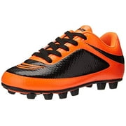 Vizari Youth/Jr Infinity FG Soccer Cleats | Soccer Cleats Boys | Kids Soccer Cleats | Outoor Soccer Shoes Orange/Black
