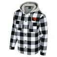 thumbnail image 2 of Men's Colosseum Black/White Oregon State Beavers Buffalo Plaid Full-Zip Jacket, 2 of 3