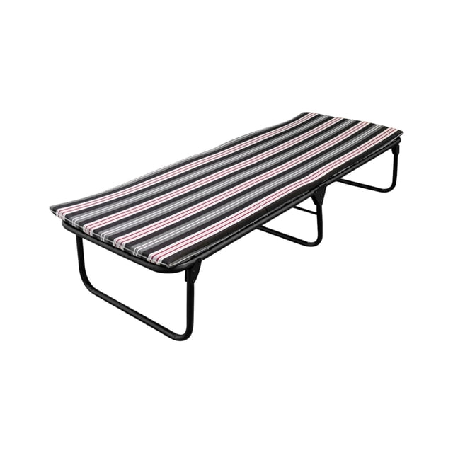 Catre Camastro Plegable Pegaso de Lona Reforzada con Colchon de Borra de 5 cm (Modelo KSL-B) Lona GRIS