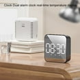 thumbnail image 3 of Multi-Function LED Alarm Clock with Adjustable Brightness and Voice Control, 3 of 12