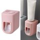 thumbnail image 5 of Dispensador De Pasta De Dientes Montado En La Pared Accesorios De Baño Automáticos Para El Hogar Rosa Sunnimix Dispensador de pasta de dientes, 5 of 8