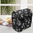 thumbnail image 3 of Floral Stand Mixer Cover, Abstracted Flowers Polka Dot Chains Print on Dark Tone Background, Kitchen Appliance Organizer Bag Cover with Pockets, 5 Quarts, Grey Charcoal Grey, by Ambesonne, 3 of 4