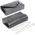 thumbnail image 6 of Dasein Women's Evening Bags Envelope Handbag Party Prom Clutch Purse Shoulder Cross Body Bag, 6 of 7