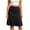 Black, variant on Squevariel Women's Casual Skirt Stretch Basic Skirt High Waist Relaxed Fit A-Line Solid Skirts