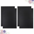 thumbnail image 2 of SHISUYAN 4pcs Cross-Stitch Embroidered Plain Cloth Handmade Needlework Aida Fabric for DIY Use Black (Black）, 2 of 8
