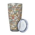 thumbnail image 2 of Salouo Kitchen Food Print 20oz Tumbler with Lid,Stainless Steel Vacuum Insulated Tumbler Durable Insulated Coffee Mug Thermal Cup with Splash Proof Sliding Lid-Straw Three-piece Set, 2 of 8