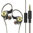 thumbnail image 1 of QKZ-AK3 Wire Control Earbuds In-Ear Headphones HIFI Noise Isolation Earphones With Microphone For Computer Laptop Phones Games, 1 of 9