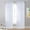 White, variant on White Sheer Curtains 84 Inches Long, Light Filtering Rod Pocket Solid Color Window Sheer Curtain Panels, Elegant Curtains & Drapes for Living Room, Bedroom 2 Panels (White, 42" W x 84" L)