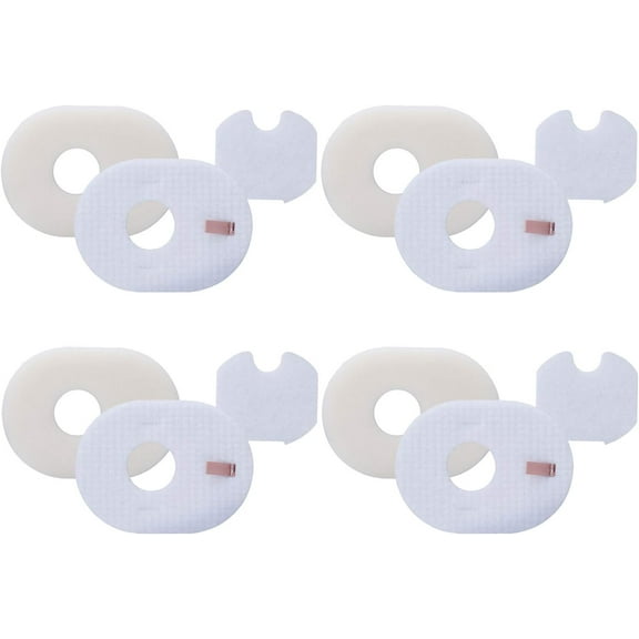 4 Pack Filter Replacement for Shark Rocket Vacuum HV300 HV301 HV300W HV302 HV305 HV310 UV450 Foam & Felt Filter Kit