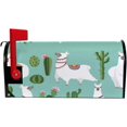 thumbnail image 5 of Coolnut Mailbox Covers Magnetic Oversize Funny Llama Cactuses Seasonal Mail Wraps for Home Outdoor Decor, 25.4"x20.78", 5 of 5