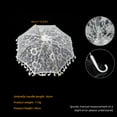 thumbnail image 2 of Craft White Lace Decorative Umbrella, Photography Scene Prop Umbrella Small Lace Umbrellas for Tea Party Vintage Parasol Umbrella for Bride Wedding Gift Photo Props Kids Gift, 2 of 22