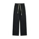 thumbnail image 3 of Pantalones largos de verano para hombre con bolsillo y cordón, pantalones casuales con bolsillo para hombre, 3 of 3
