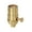 Satin Brass Finish, variant on B&P Lamp® On-Off Med. Base, Brass Lamp Socket with Antique Bronze finish