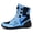 Black and blue, variant on Men's And Women's All-season Motorcycle Riding Boots And Motorcycle Shoes,Black orange,42
