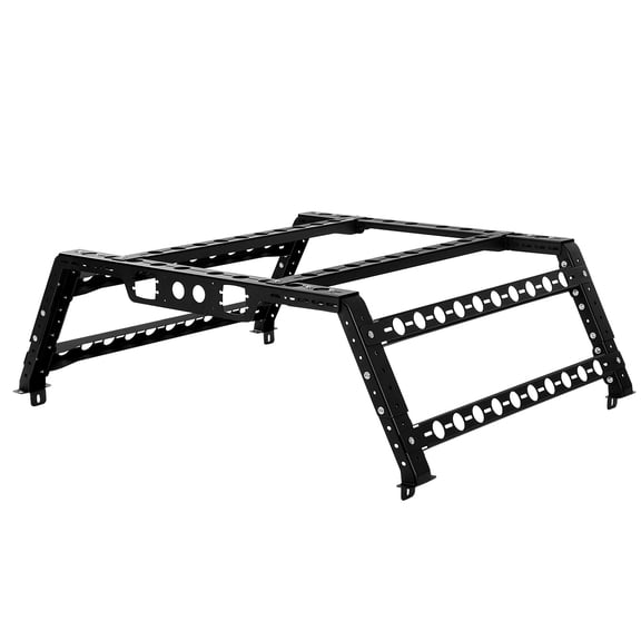 JHKNNK Truck Ladder Rack Universal Adjustable Pick-Up Bed Cargo Rack 660 lbs Capacity For Off-Road Vehicles