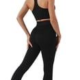 thumbnail image 2 of Conjunto De Yoga 2 piezas de ropa deportiva para mujer, ropa deportiva sin costuras, artículos deportivos (negro S) Likrtyny Para Estrenar, 2 of 6